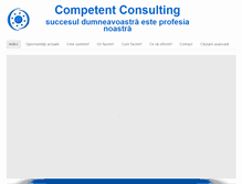 Tablet Screenshot of competent.ro